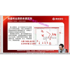 吴文程 洗盘出货高位连扳接力集合竞价龙头战法 股票实战培训视频课程